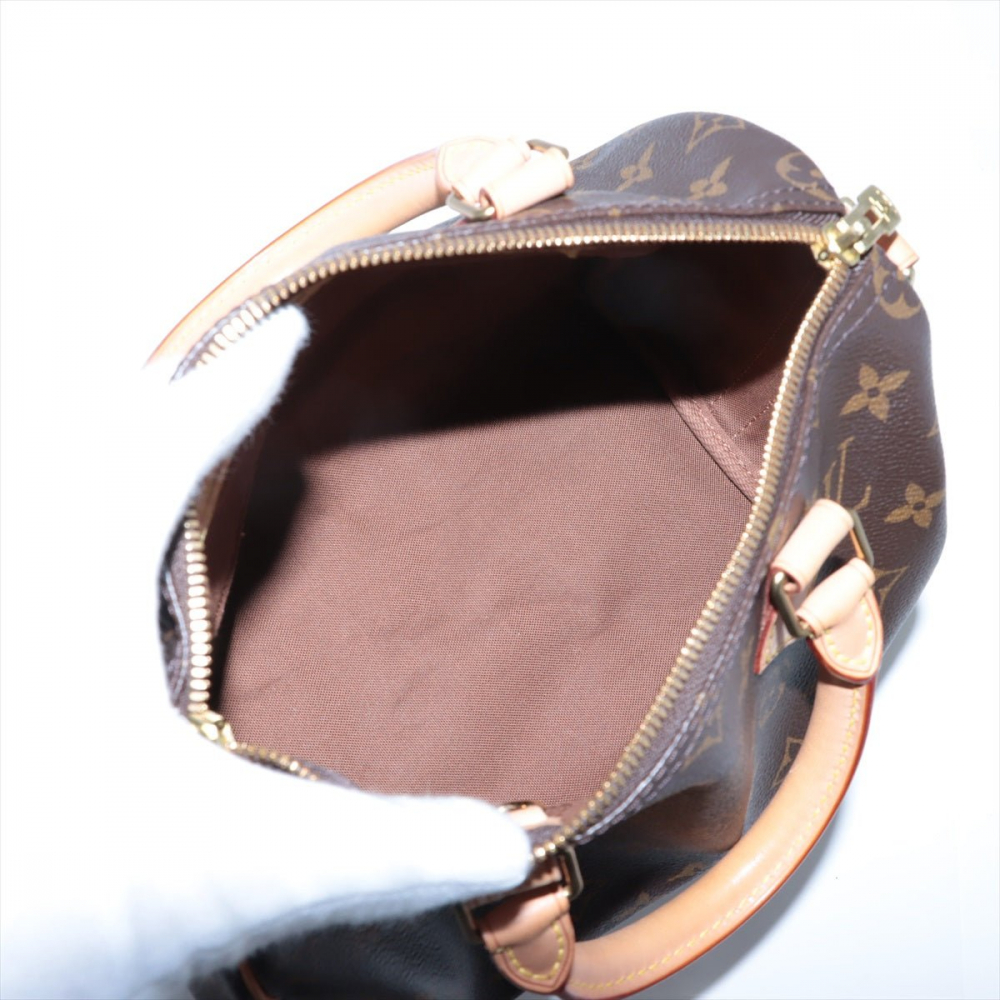 Louis Vuitton Speedy 25 Canvas Bandoulière Trunk Handbag Monogram