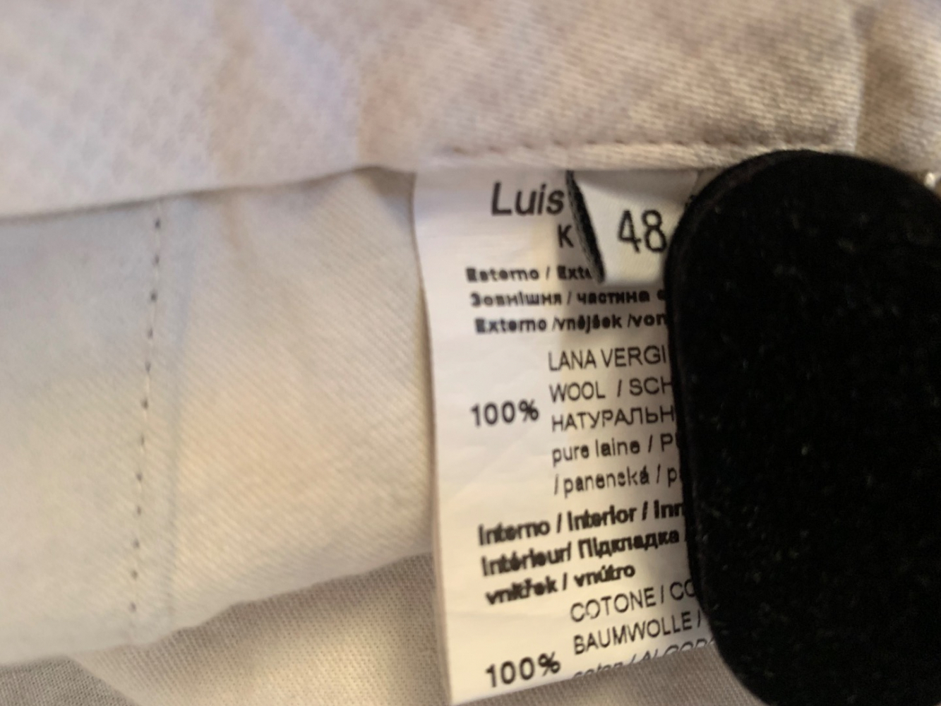 Luis Trenker Schurwolle Hose