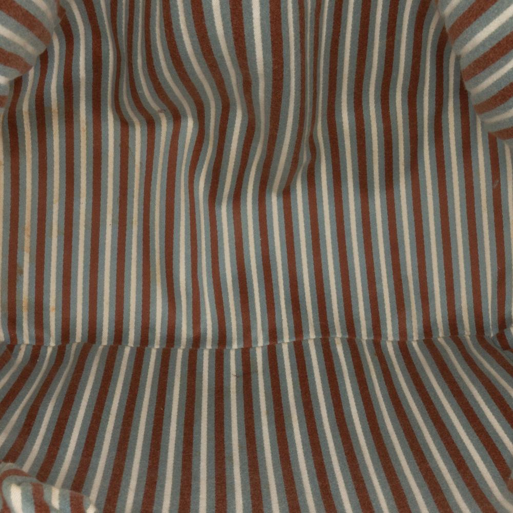 Gucci B Gucci Gray with White Canvas Fabric GG Tote Italy