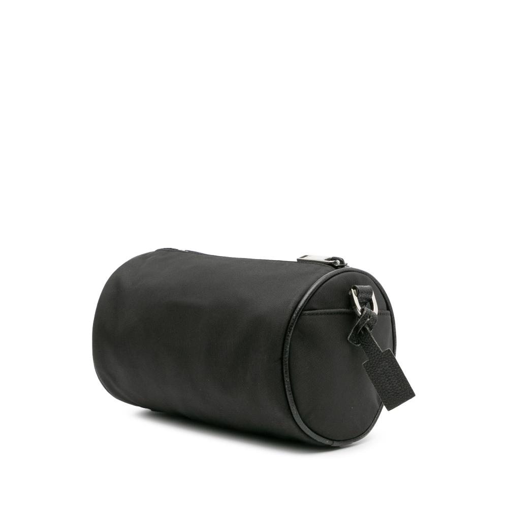 Christian Dior B Dior Black Nylon Fabric Hajime Sorayama Roller Bag Italy