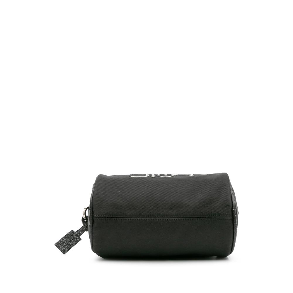 Christian Dior B Dior Black Nylon Fabric Hajime Sorayama Roller Bag Italy