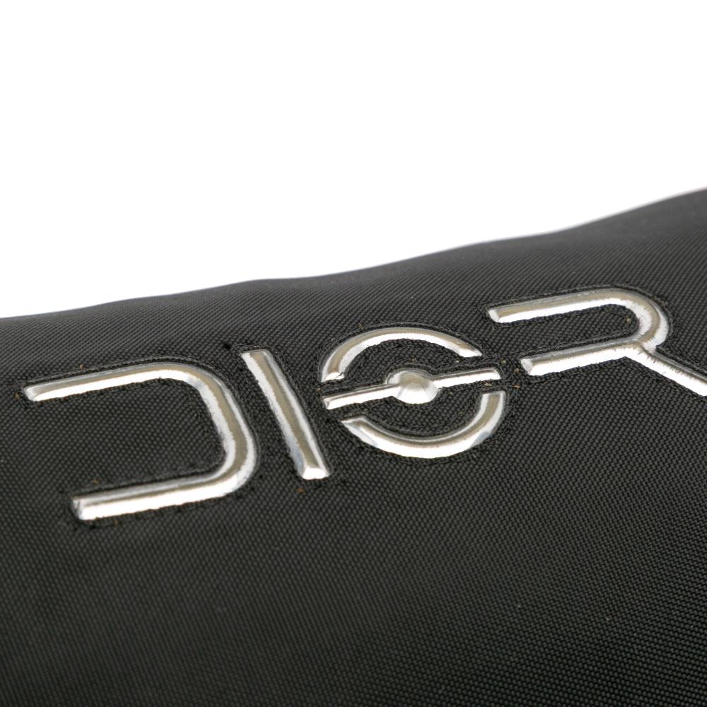 Christian Dior B Dior Black Nylon Fabric Hajime Sorayama Roller Bag Italy