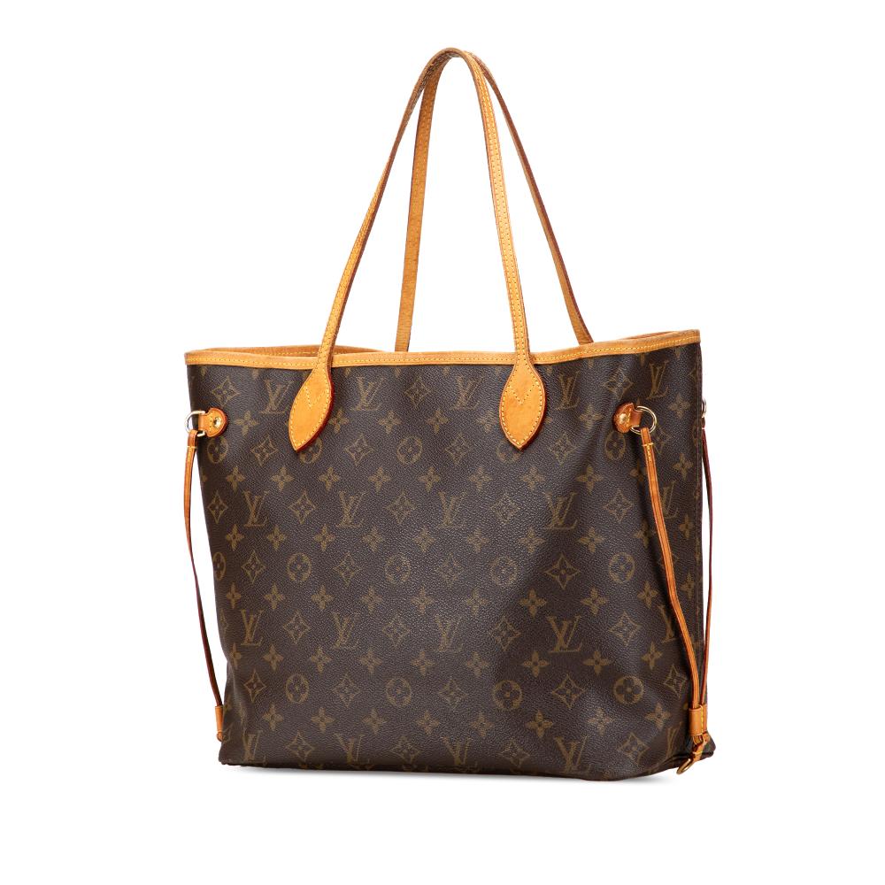 Louis Vuitton B Louis Vuitton Brown Monogram Canvas Canvas Monogram Neverfull MM Spain