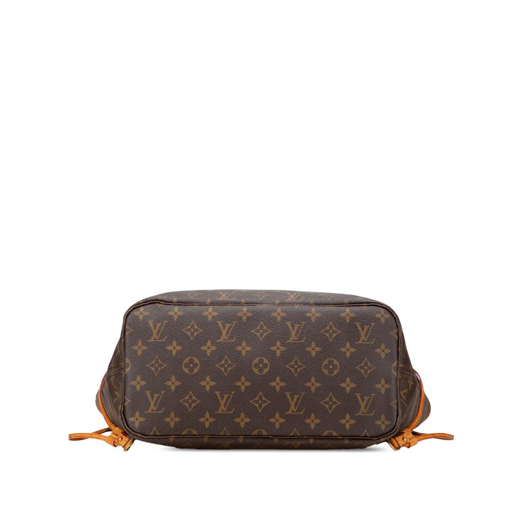 Louis Vuitton B Louis Vuitton Brown Monogram Canvas Canvas Monogram Neverfull MM Spain