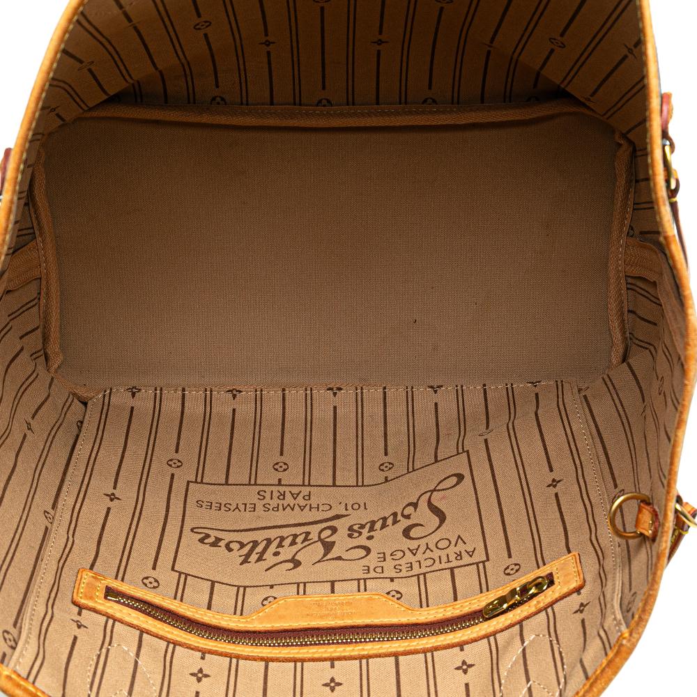 Louis Vuitton B Louis Vuitton Brown Monogram Canvas Canvas Monogram Neverfull MM Spain