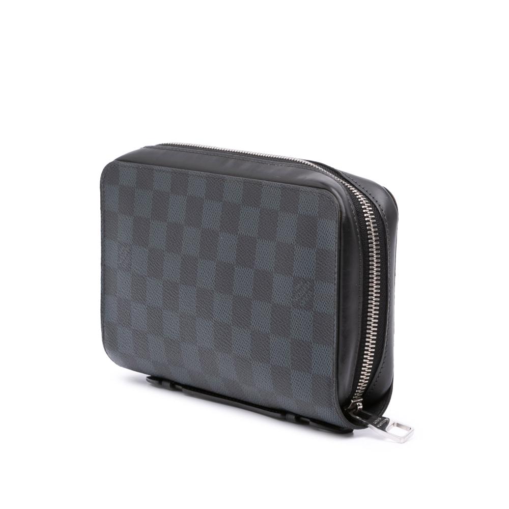 Louis Vuitton B Louis Vuitton Blue Navy Damier Canvas Canvas Damier Cobalt Zippy XL Wallet Spain
