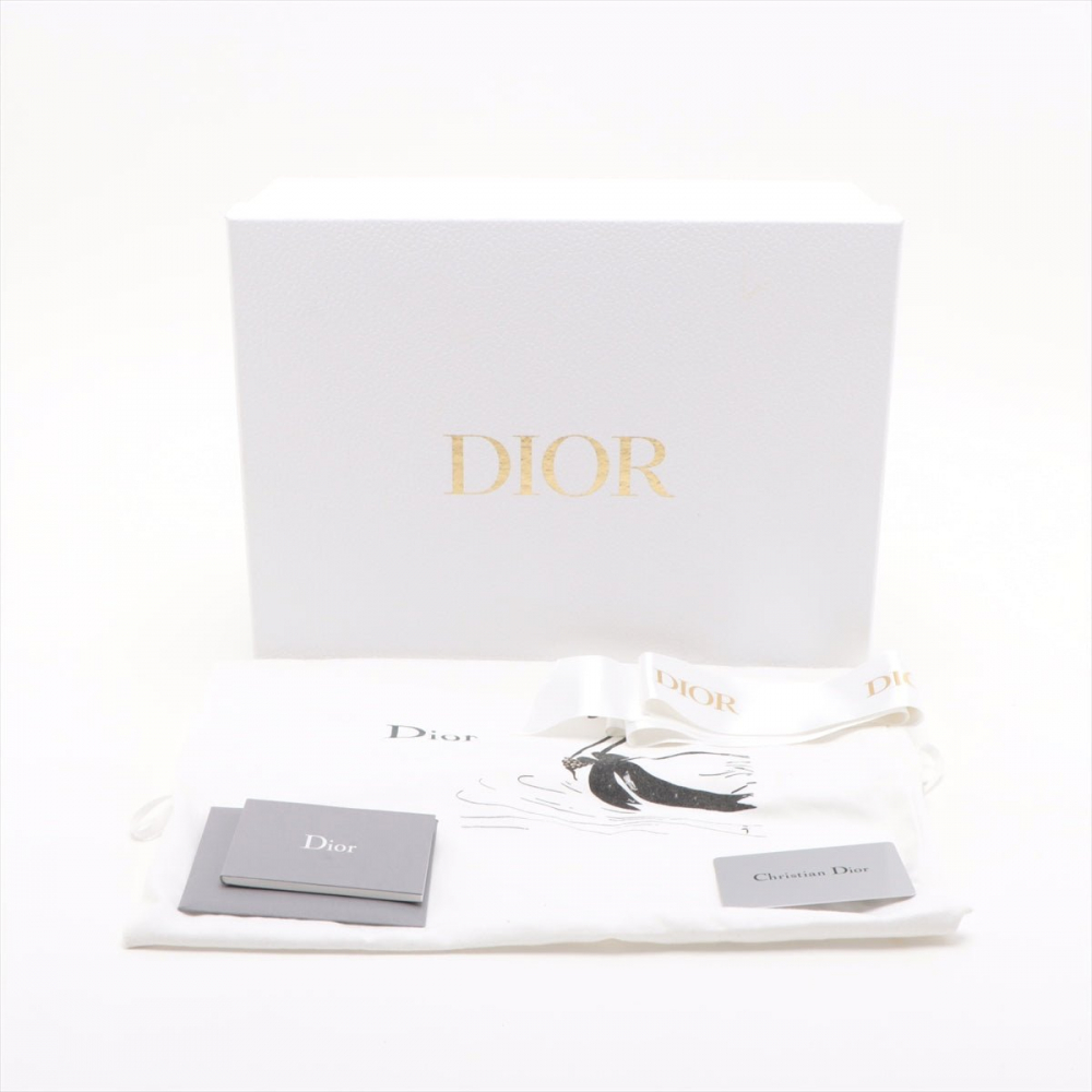 Christian Dior Lady Dior Small My ABCDior Cannage Lambskin Leather 2-Ways Tote Bag Black