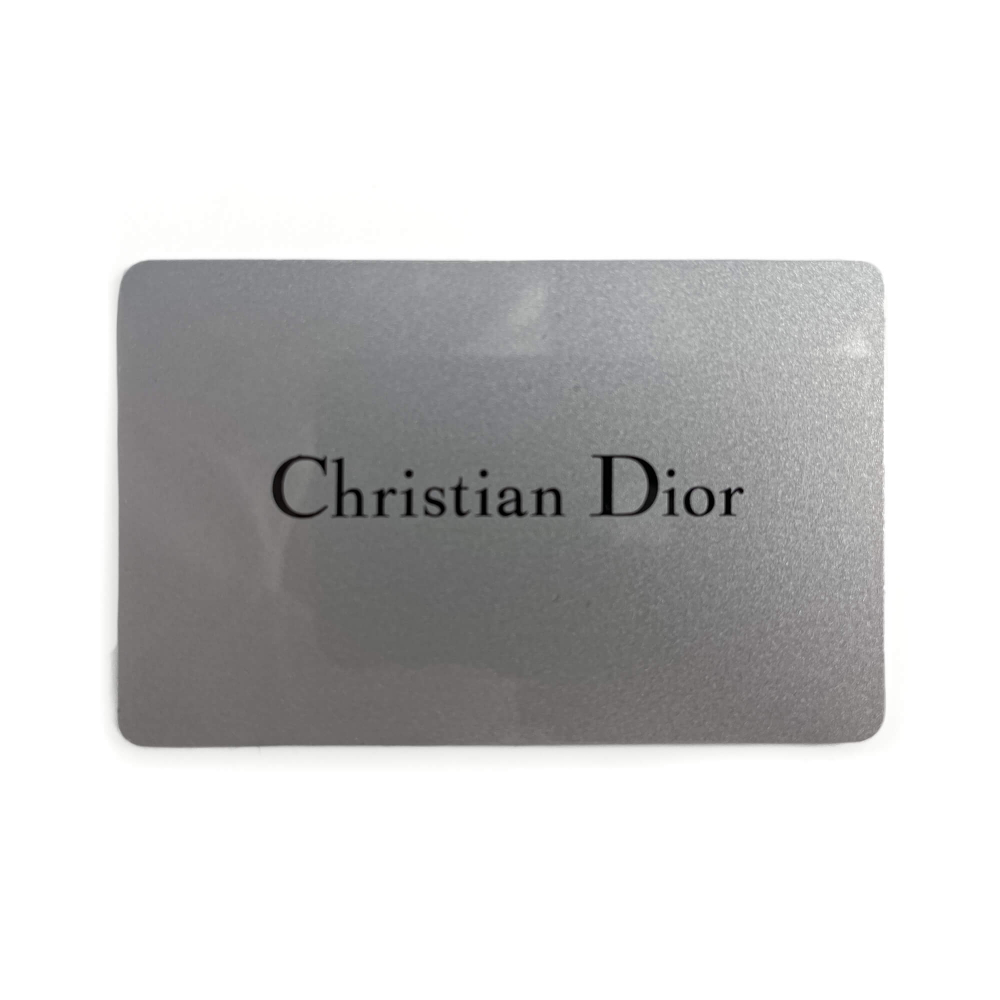 Christian Dior Saddle Canvas Saddle Handbag No Strap Black Mizza Embroidery Animal Print