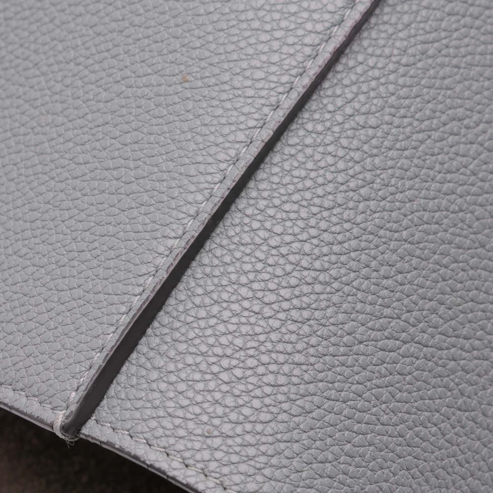 Celine B Celine Gray Calf Leather Medium Seau Sangle Bucket Bag Italy