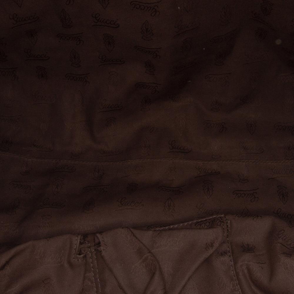 Gucci B Gucci Orange Calf Leather Medium Bamboo Bar Tote Italy