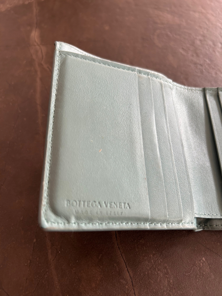 Bottega Veneta Portemonnaie Aquamarina