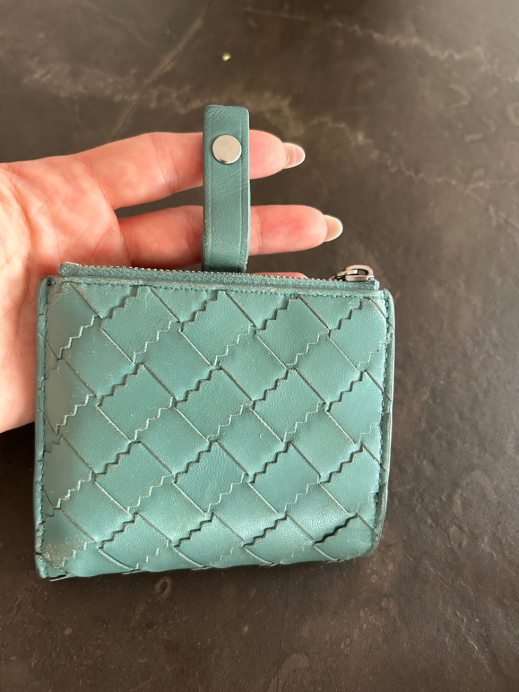 Bottega Veneta Portemonnaie Aquamarina