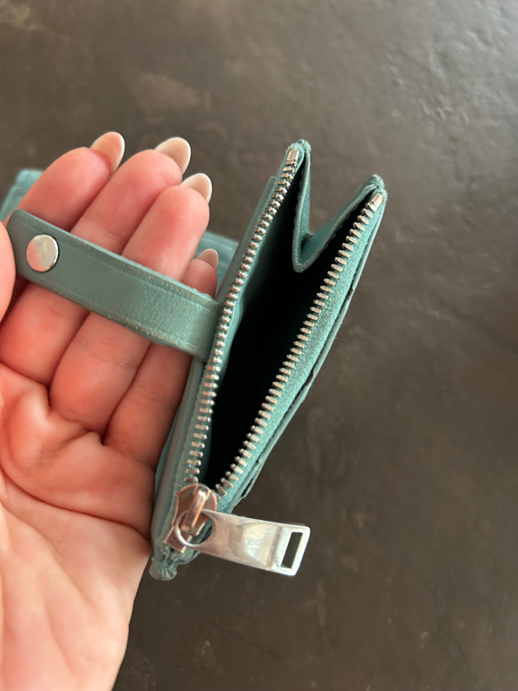 Bottega Veneta Portemonnaie Aquamarina