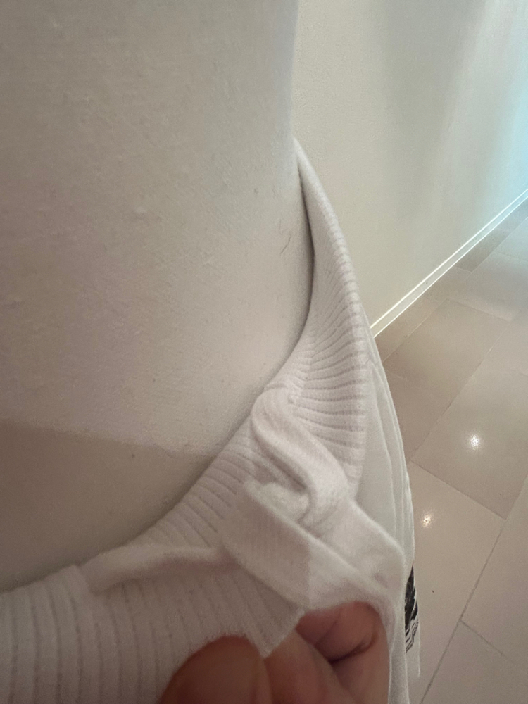 Prada Weißer Rock mit schwarzen Motiven