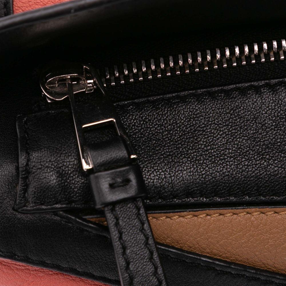 Loewe B LOEWE Brown Light Brown Calf Leather Small skin Graphic Puzzle Satchel Spain