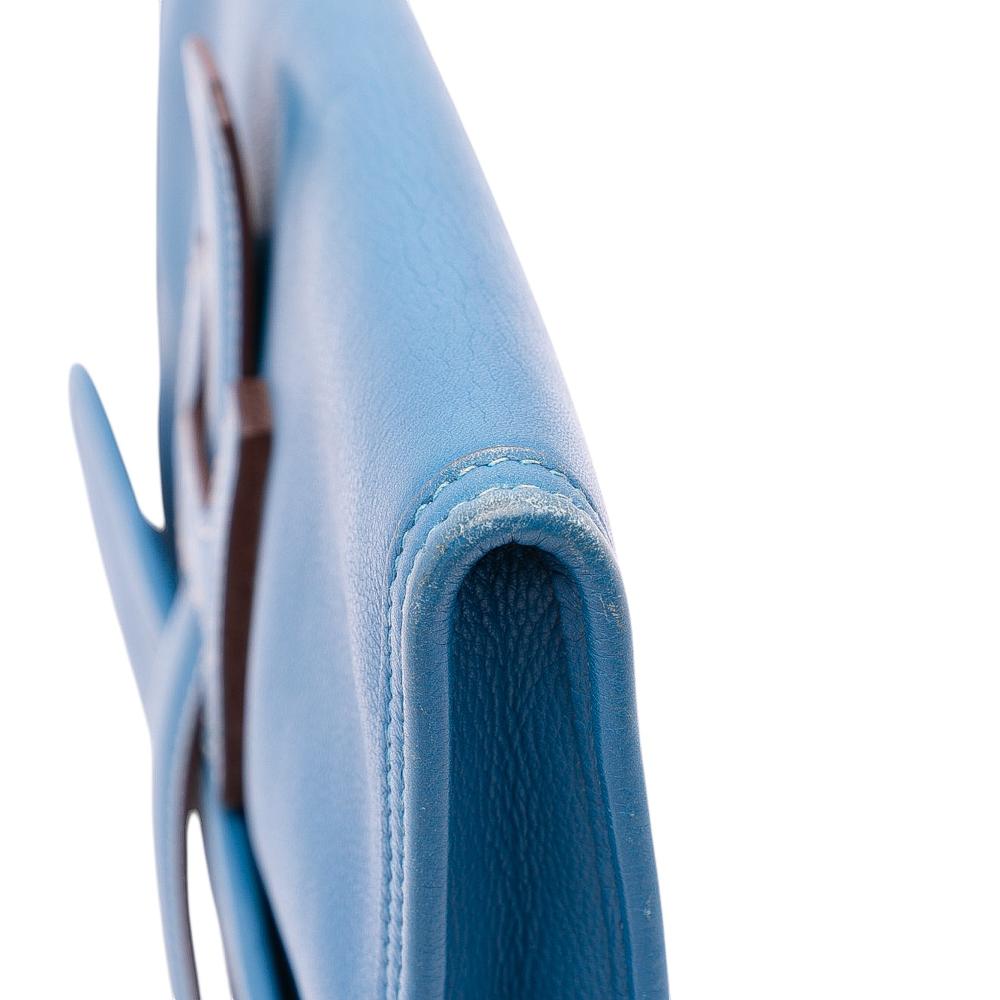 Hermès B Hermès Blue Calf Leather Swift Jige Elan 29 France