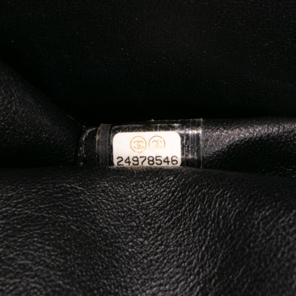 Chanel AB Chanel Black Caviar Leather Leather Medium Classic Caviar Double Flap France