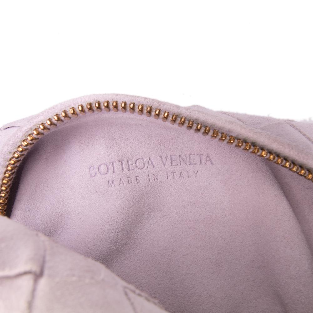 Bottega Veneta B Bottega Veneta Purple Light Purple Suede Leather Mini Intrecciato Jodie Italy