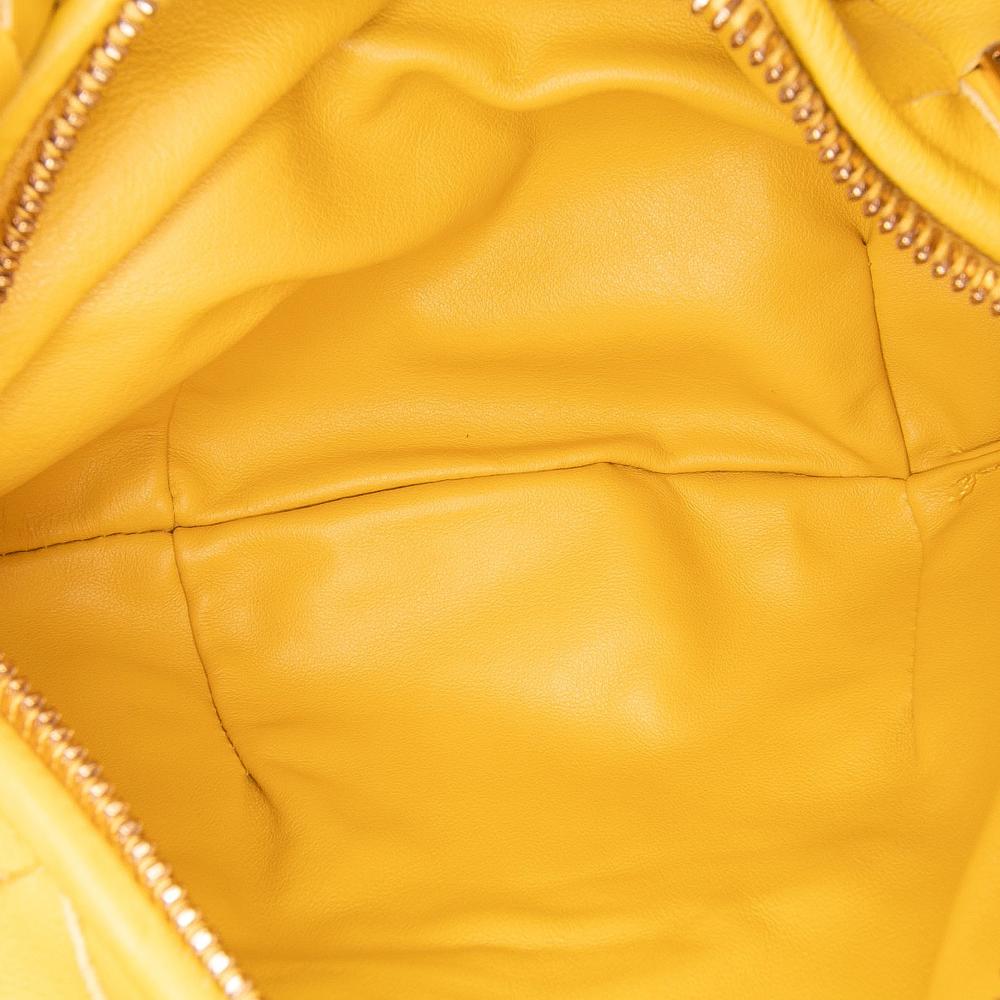 Bottega Veneta B Bottega Veneta Yellow Mustard Nappa Leather Leather Mini Nappa Intrecciato Jodie Italy