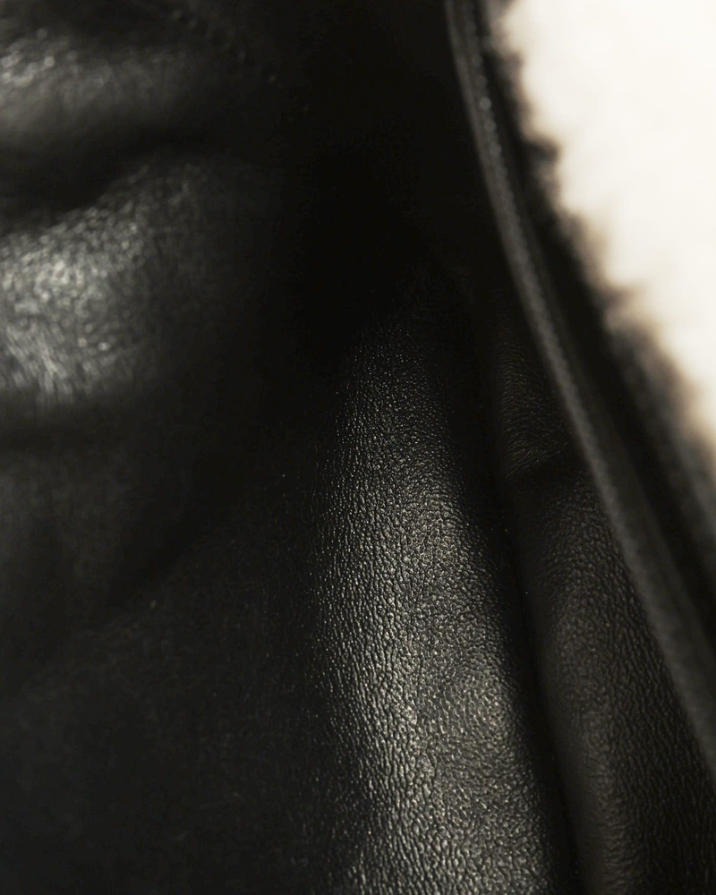 Chanel Classic Medium Shearling Single Flap Bag