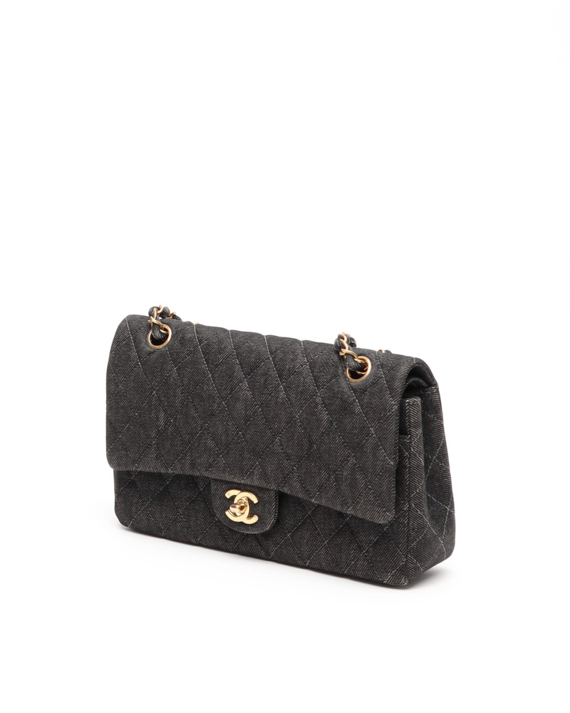 Chanel Denim Classic Medium Double Flap Bag