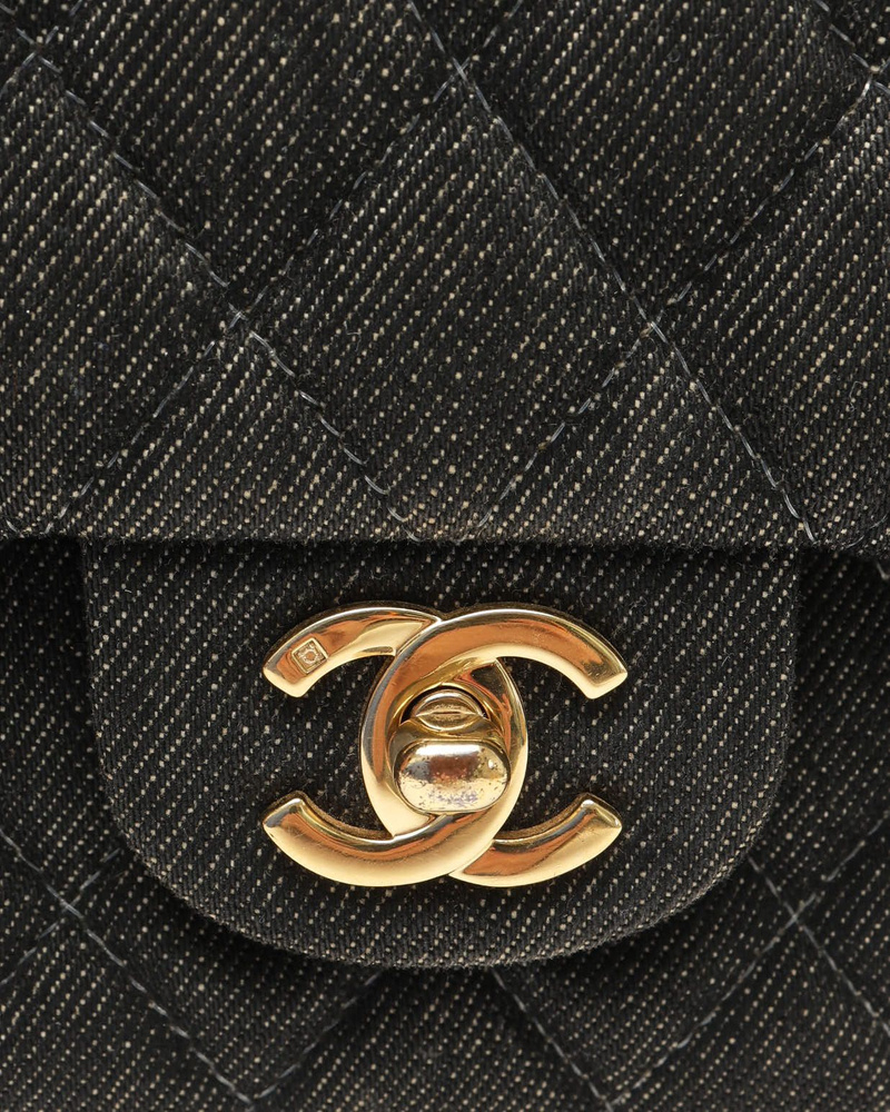 Chanel Denim Classic Medium Double Flap Bag