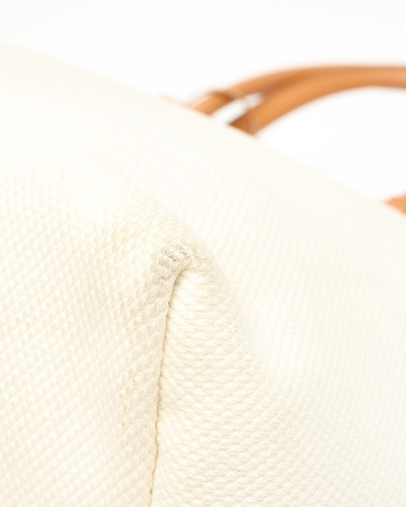 Celine Céline Canvas Cabas Horizontal Bag