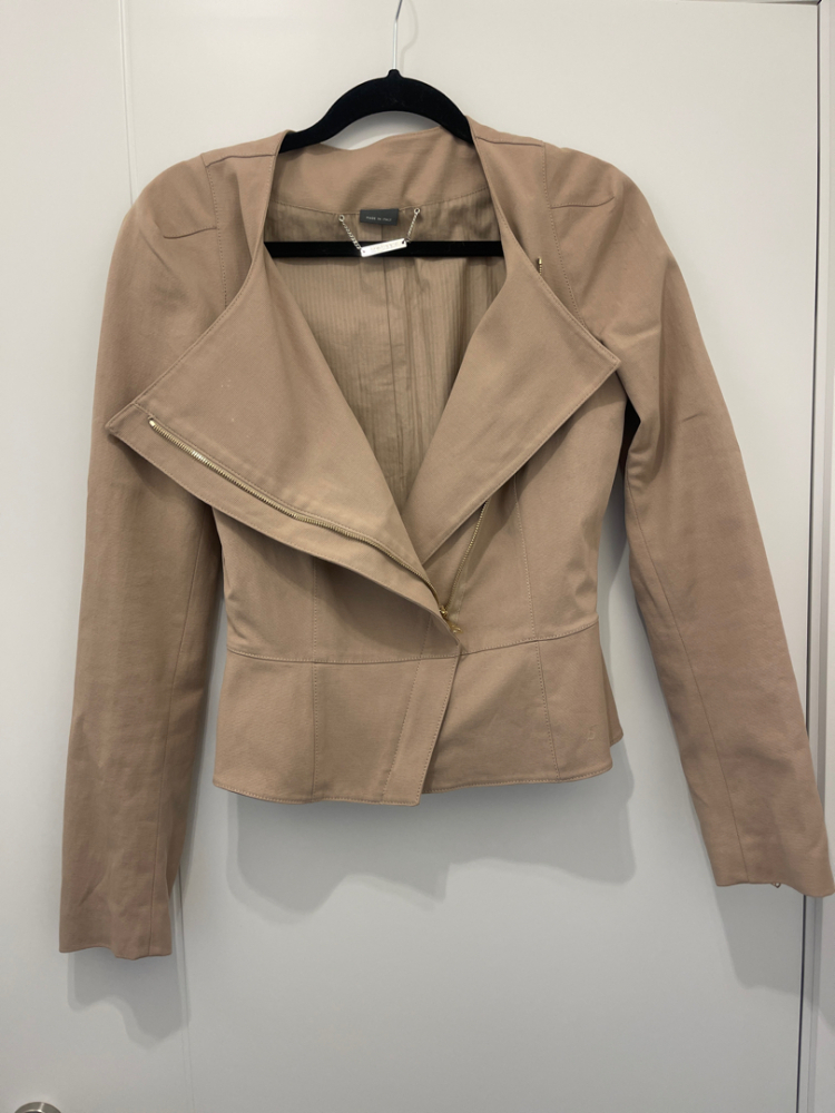 Alexander McQueen Denim cotton biker jacket