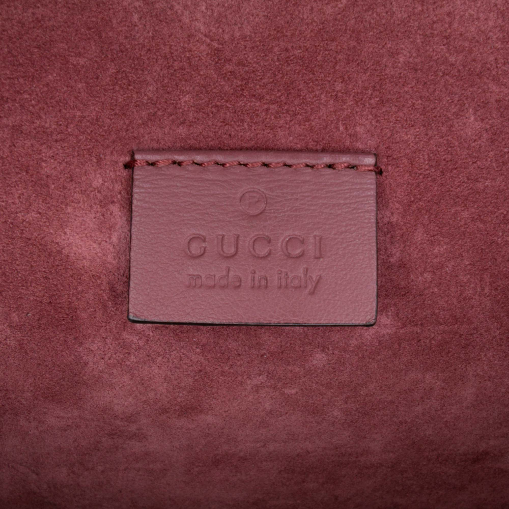 Gucci Dionysus Medium Canvas Blooms GG Flap Handbag Brown