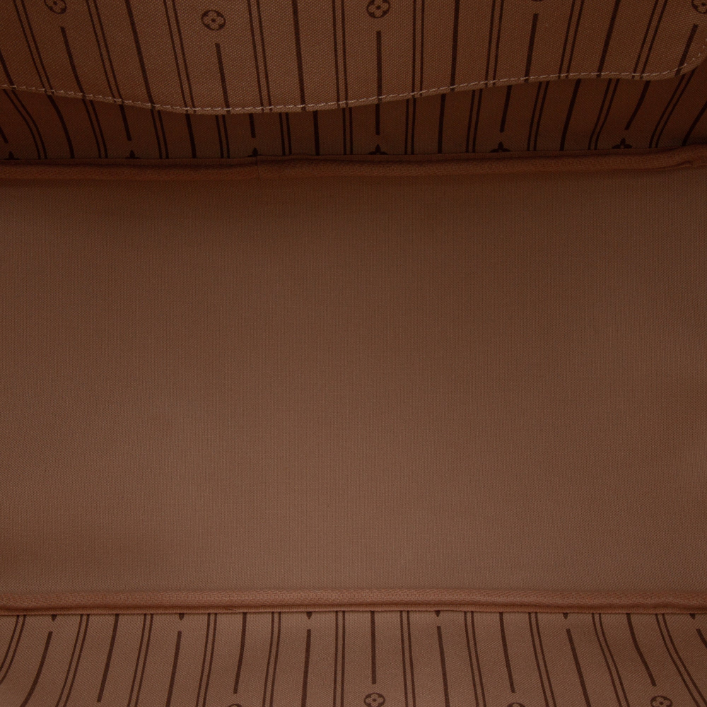 Louis Vuitton Neverfull GM Canvas Shopper Shoulder Bag Brown