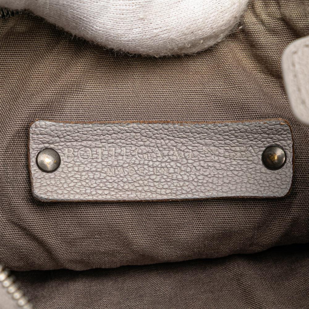 Bottega Veneta B Bottega Veneta Purple Light Purple Goatskin Leather Cervo Intrecciato Crossbody Italy