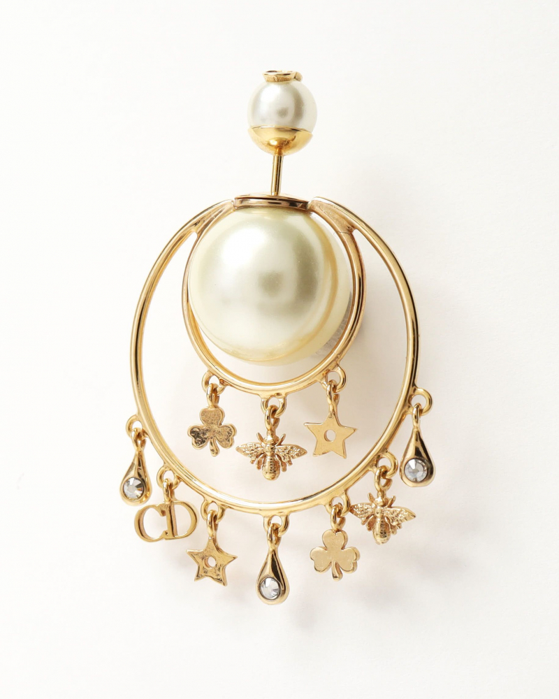Christian Dior Tribales Pearl Earrings