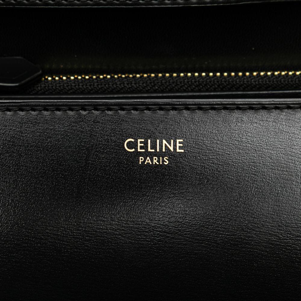 Celine B Celine Black Calf Leather Medium skin Classic Box Italy