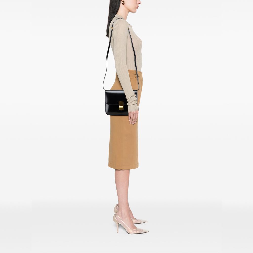 Celine B Celine Black Calf Leather Medium skin Classic Box Italy