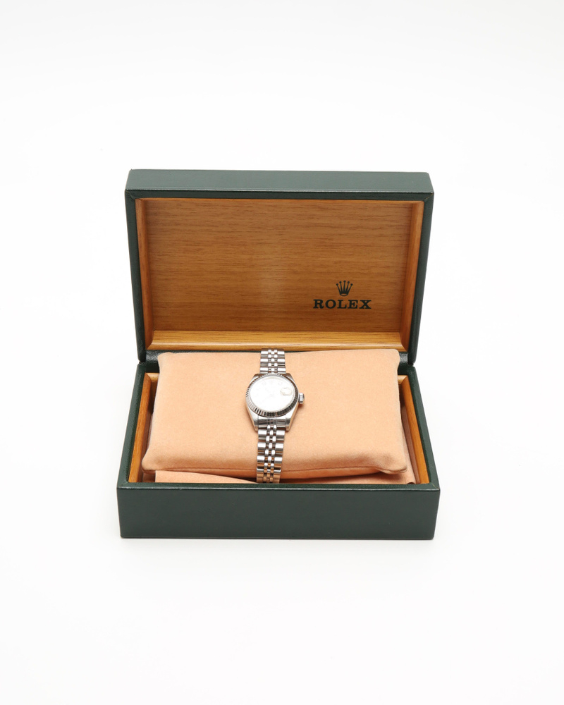 Rolex Lady-Datejust 26mm Ref 69174 Diamond Dial Watch