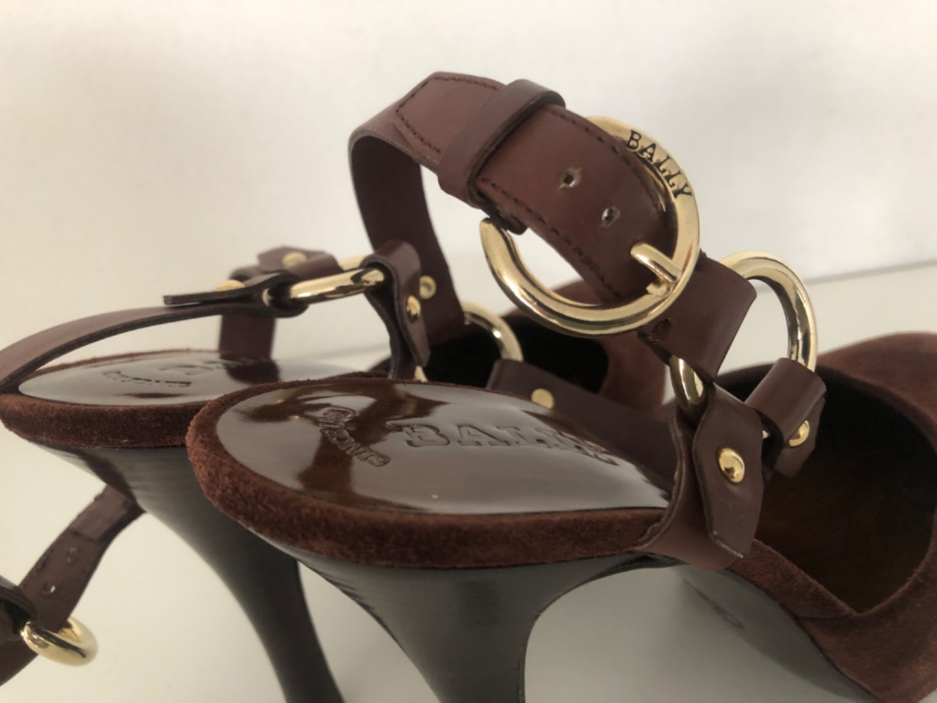 Bally Sandales en daim