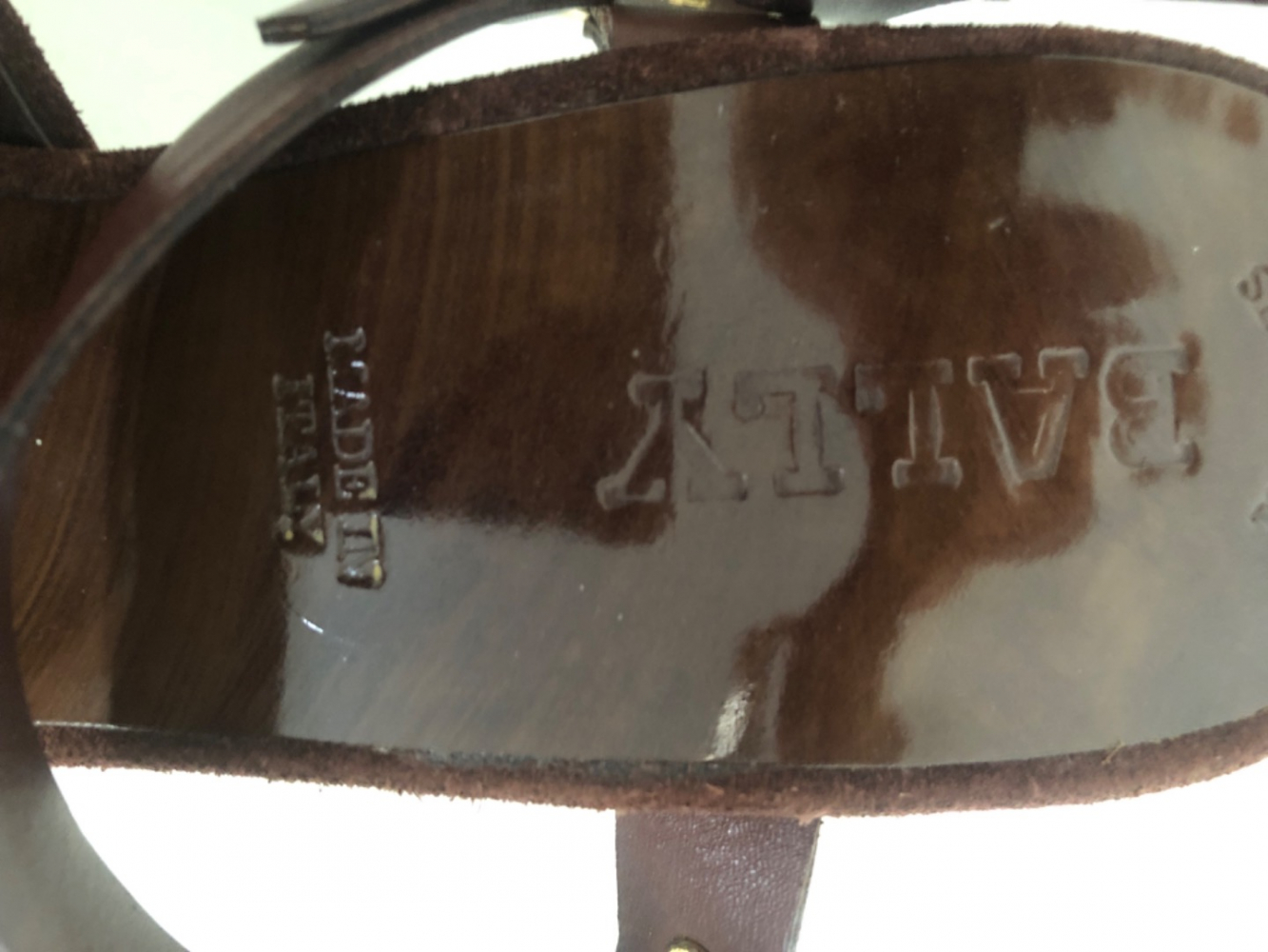 Bally Sandales en daim