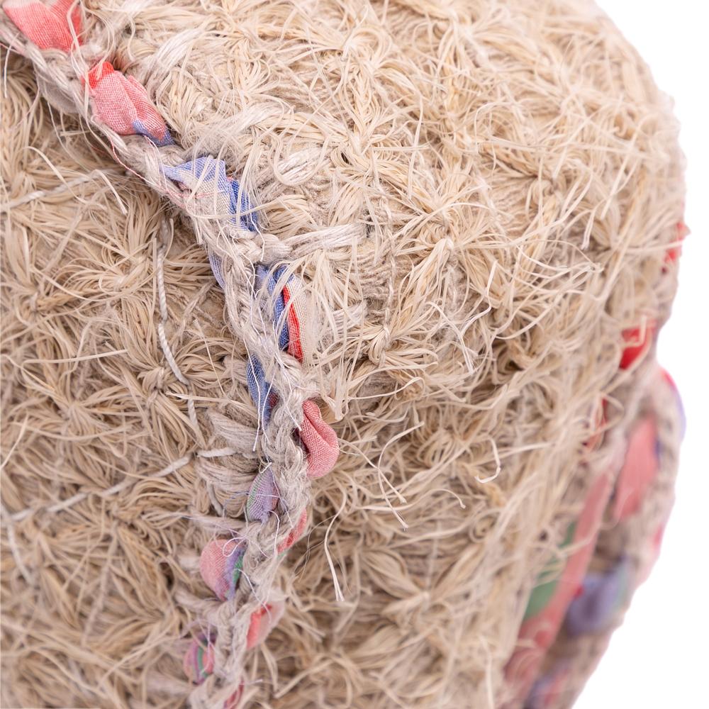 Chanel B Chanel Brown Beige with Multi Straw Natural Material CC Country Flap Italy