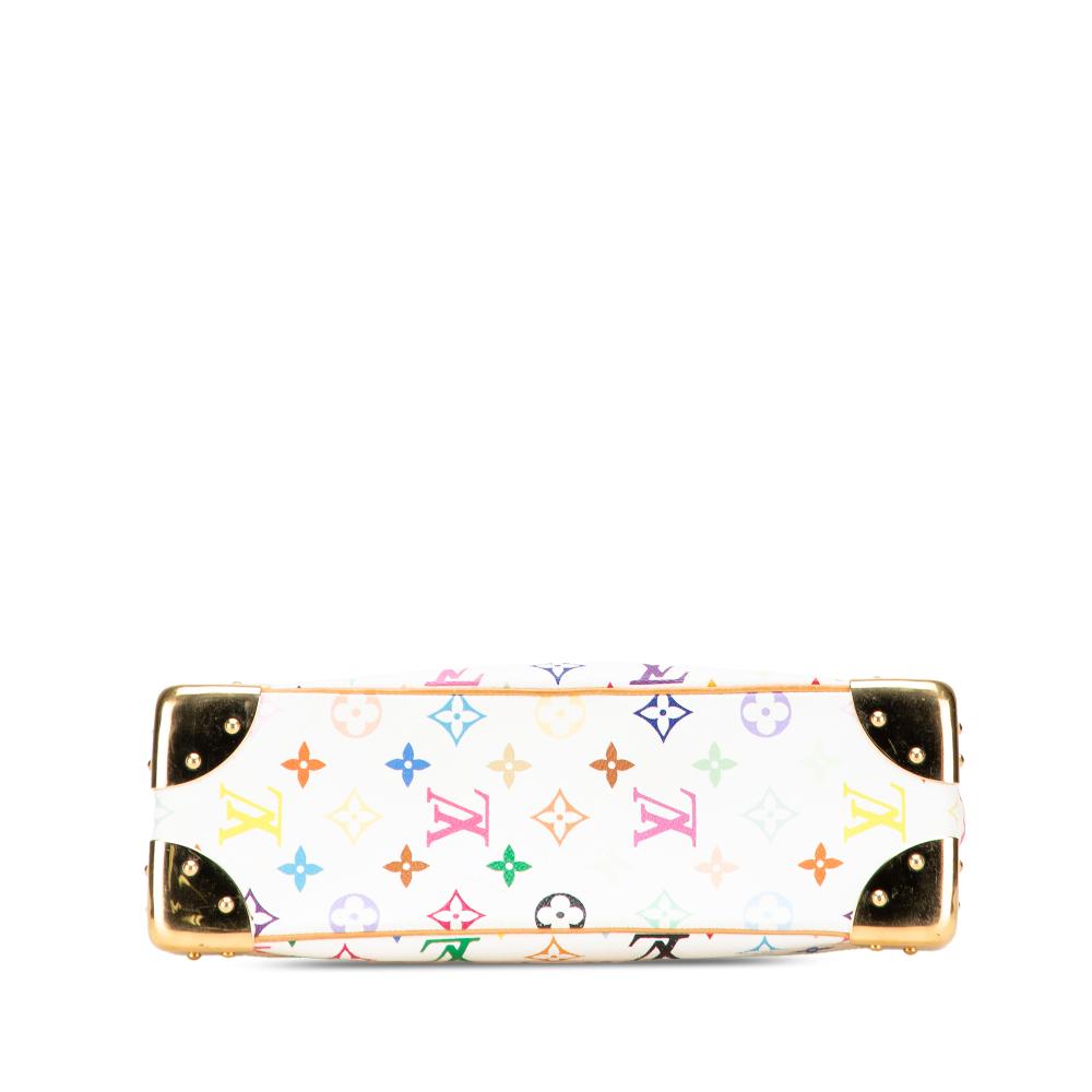 Louis Vuitton B Louis Vuitton White Monogram Multicolore Canvas Canvas Monogram Multicolore Boulogne France