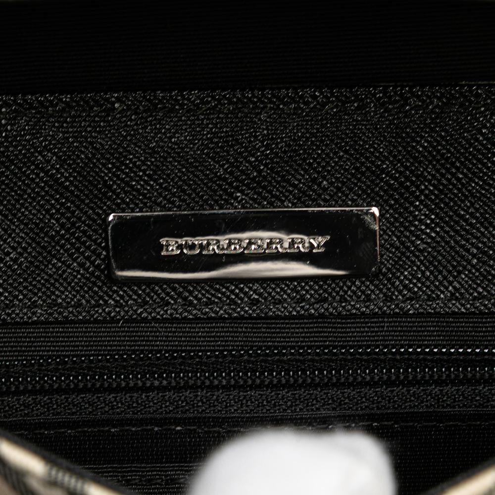 Burberry B Burberry Brown Beige Canvas Fabric Nova Check Crossbody United Kingdom