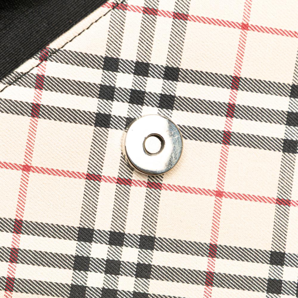 Burberry B Burberry Brown Beige Canvas Fabric Nova Check Crossbody United Kingdom