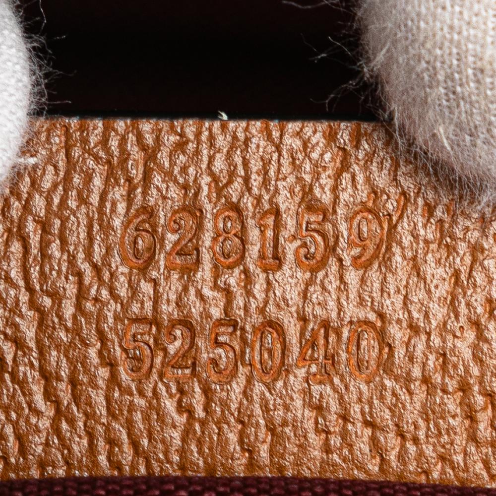 Gucci AB Gucci Red Bordeaux Wool Fabric Checkered Childrens Pocket Handbag Italy