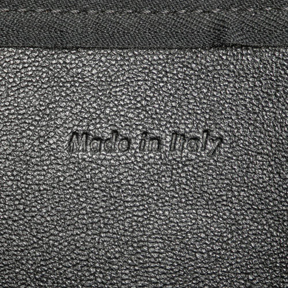 Celine B Celine Black with Multi Calf Leather Tricolor Pocket Envelope Zip Crossbody Italy