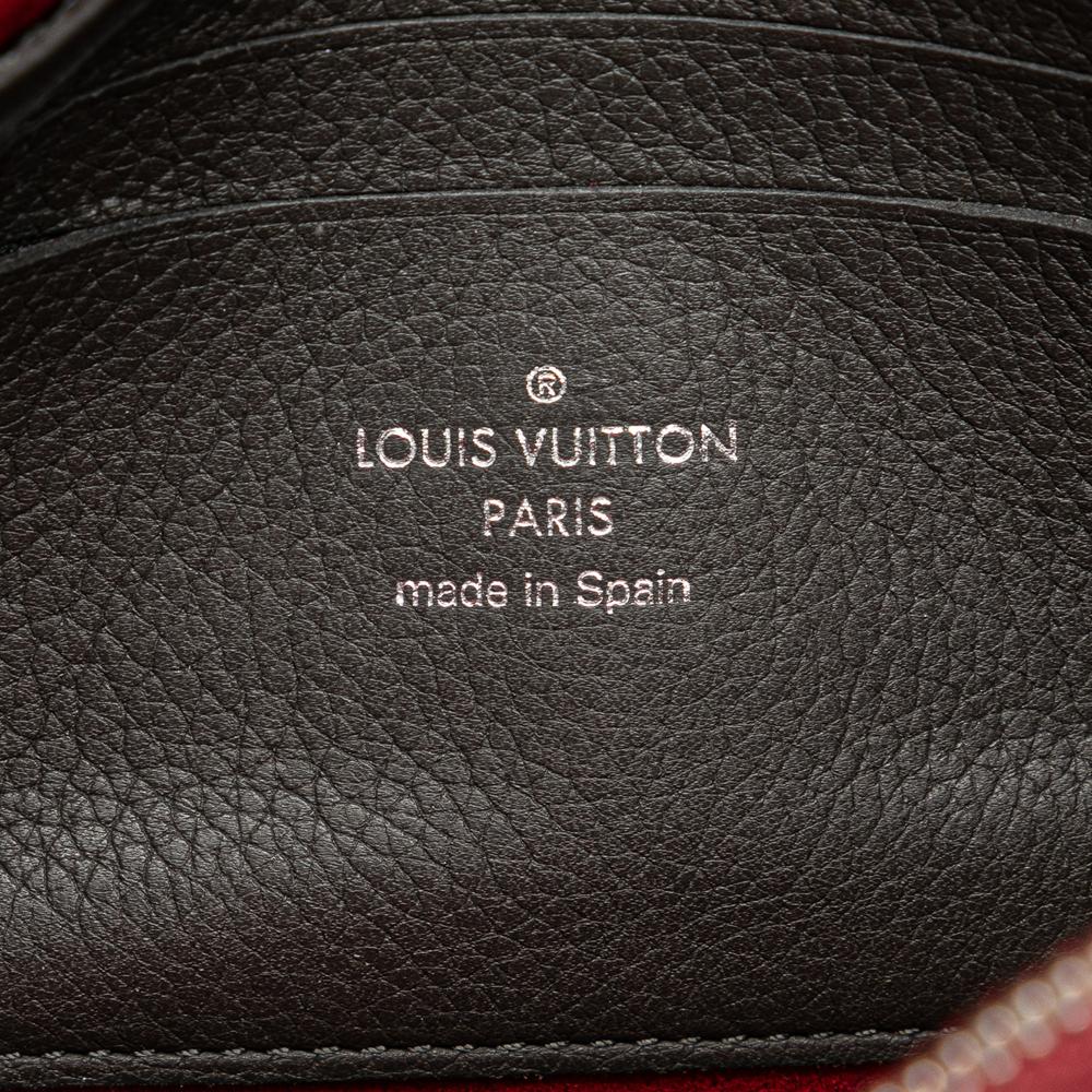 Louis Vuitton B Louis Vuitton Red with Brown Light Beige Calf Leather Bicolor MyLockMe Chain Pochette Spain