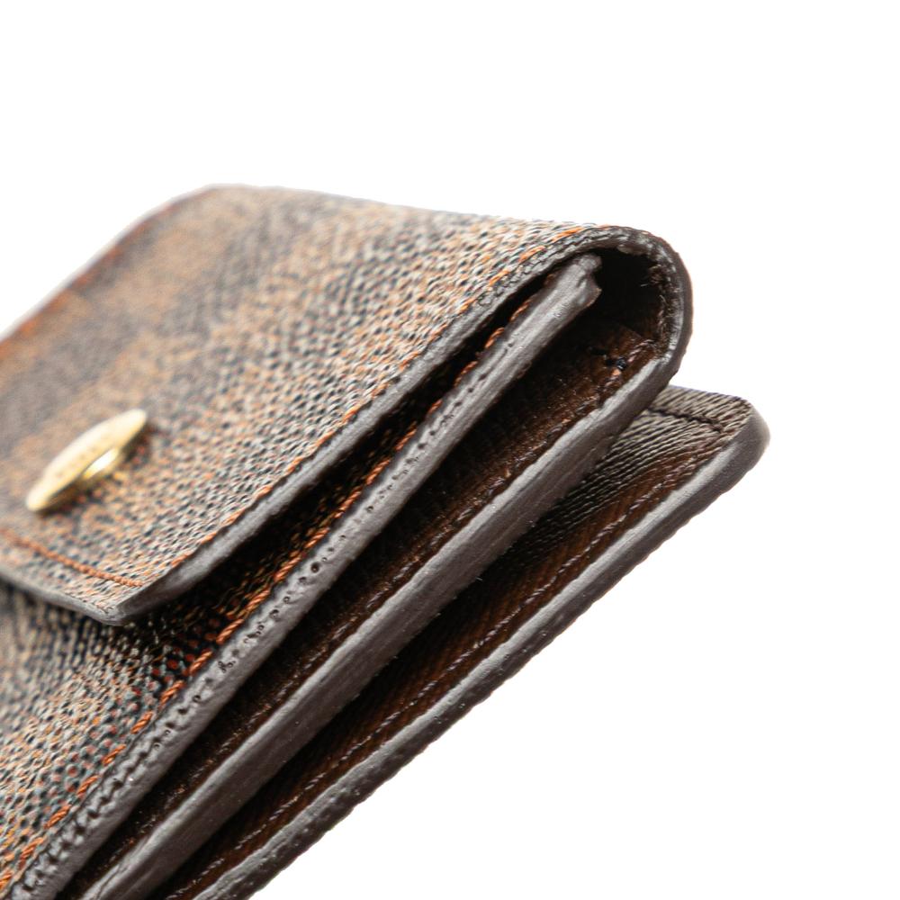 Louis Vuitton AB Louis Vuitton Brown Damier Canvas Canvas Damier Ebene Ludlow Wallet France