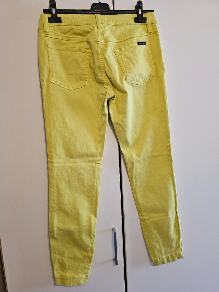 Dolce&Gabbana Jeans jaune tres elegant