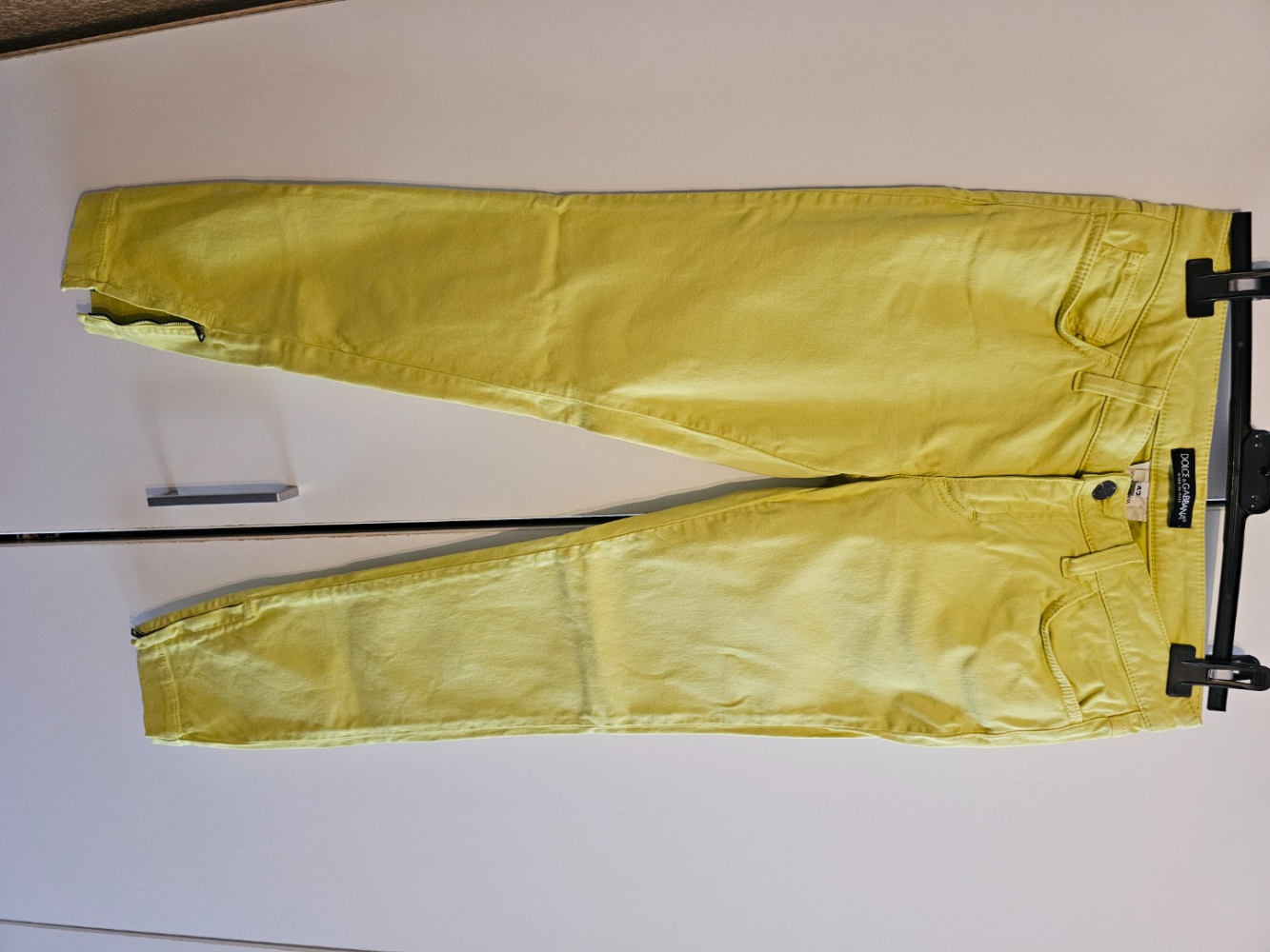 Dolce&Gabbana Jeans jaune tres elegant