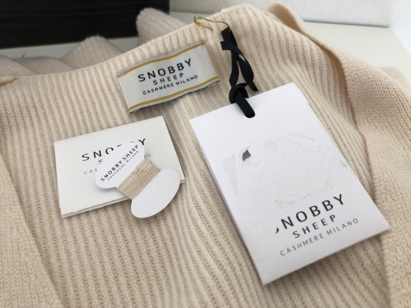 Snobby Sheep Gilet Soie Cachemire