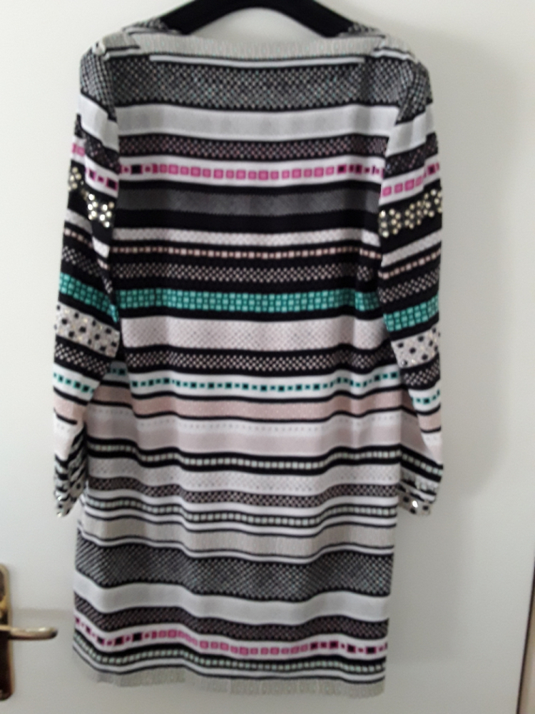 Diane von Furstenberg Kleid mit Schmuckapplikationen