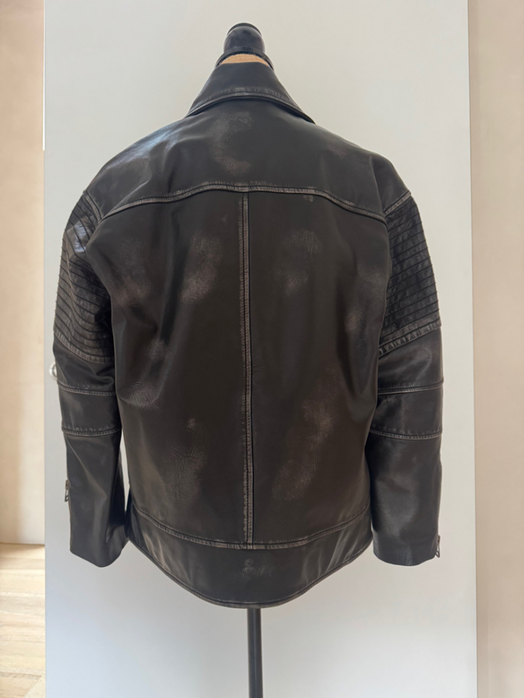 Max&Co. Lederjacke im Used-Look